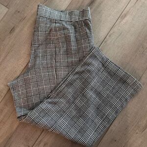 Lane Bryant Houndstooth Pants in Black and White